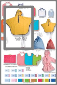 Poncho para guarderias