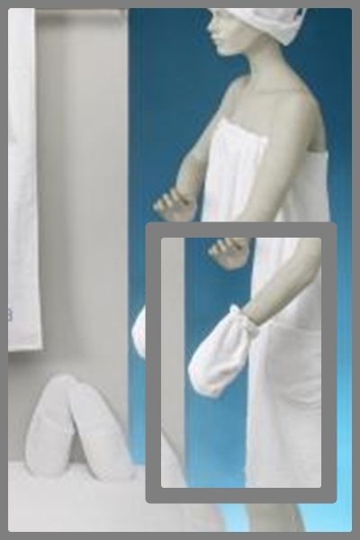 Manopla de baño